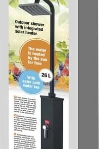 Solar Shower Barcelona 26L