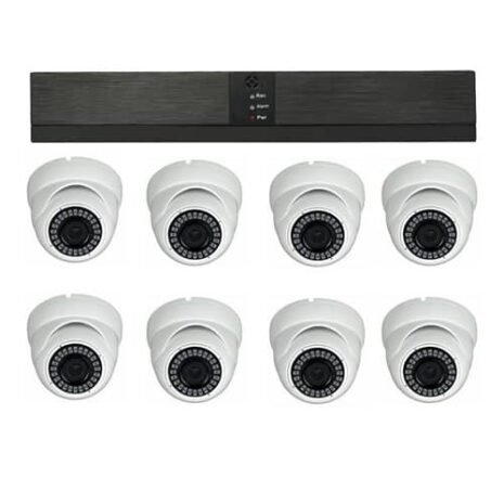 NORDSAT NVR-5008EZ-POE 4MP + 8 kameror NORDSAT NVR-5008EZ-POE 4MP + 8 kameror