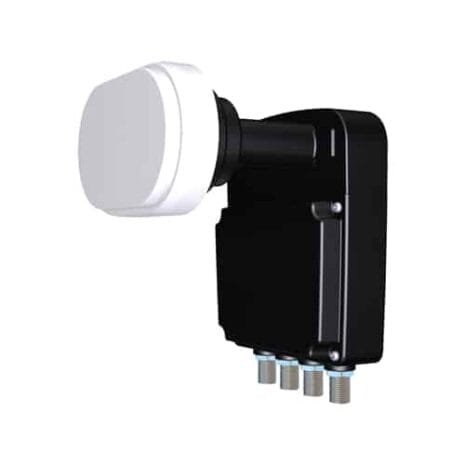 Quad Monoblock 23mm LNB ,3° for 80cm dish