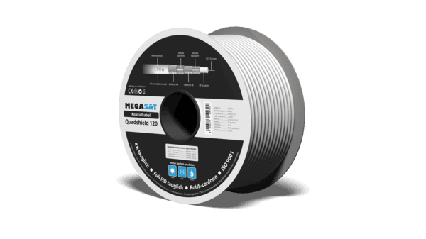 MEGASAT Koaxialkabel Quadshield 120