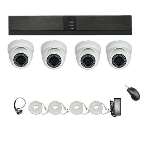 NORDSAT NVR-5004EZ-POE 4MP + 4 kameror NORDSAT NVR-5004EZ-POE 4MP + 4 kameror