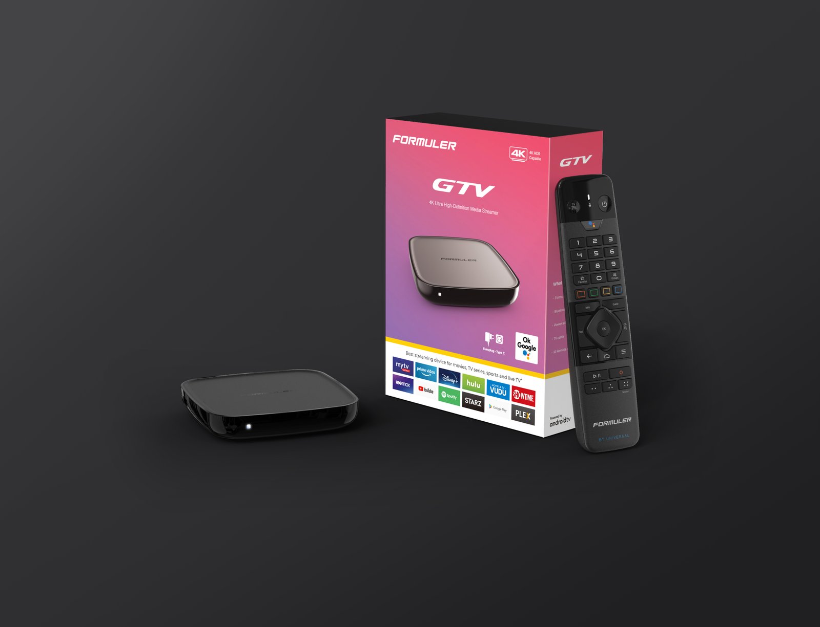 Formuler GTV Google Certifierad Android TV – Rekommenderas i guiden