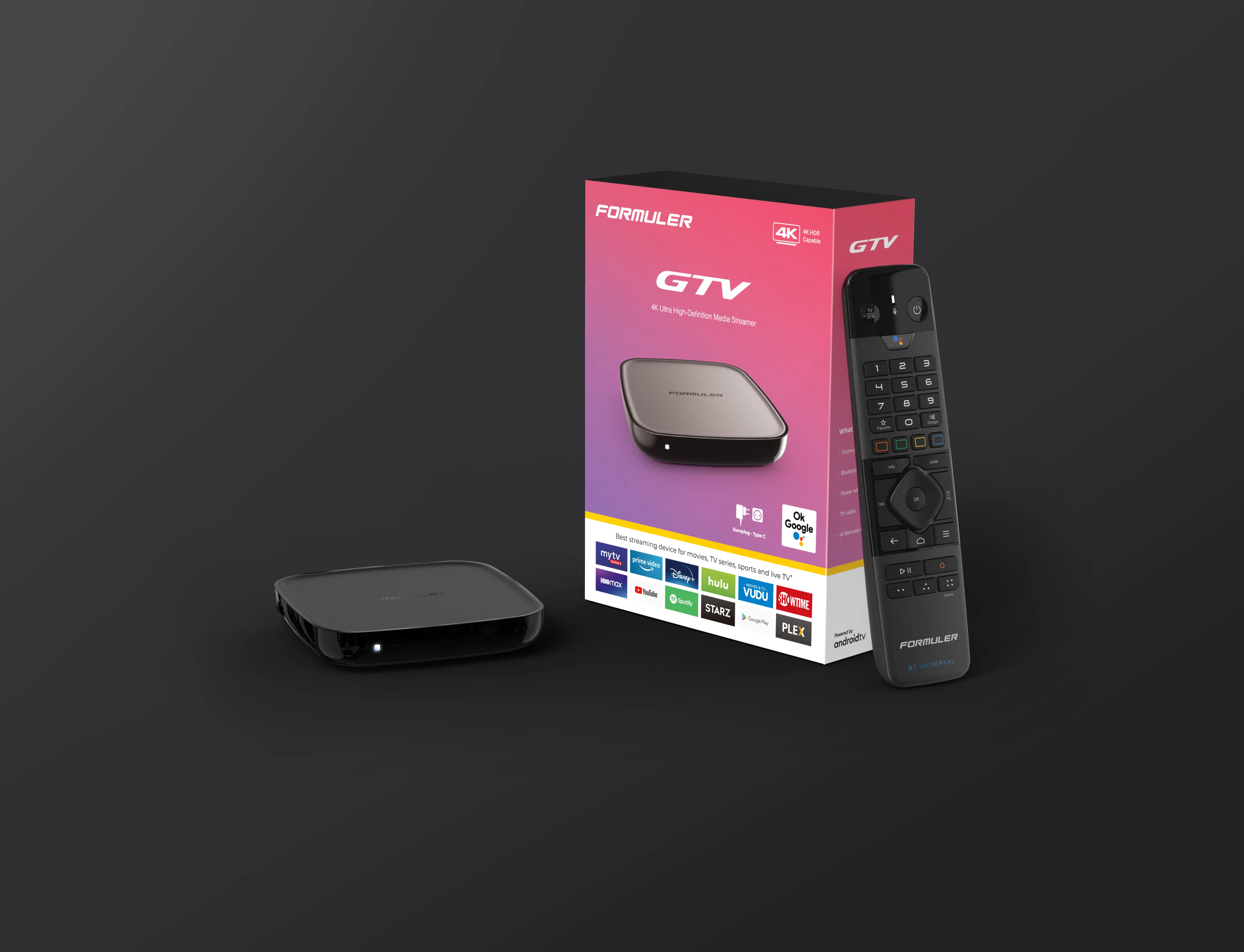 Formuler GTV Google Certifierad Android TV – Rekommenderas i guiden