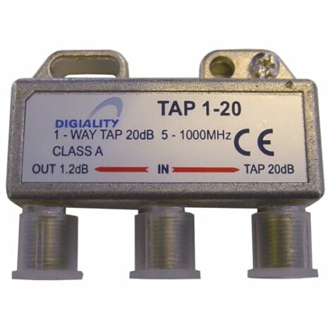 DIGIALITY DIGIALITY 1-vägs tap 1-20, 5-1000 MHz, 1,2 dB