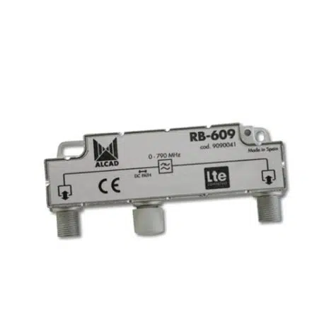 ALCAD LTE, TETRA & GSM rejection filter 60 dB, bandpass 5-790 MHz