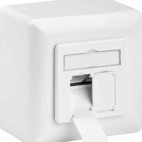 CAT 6 wall plate flush