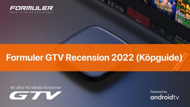 Formuler GTV recension 2026 (IPTV Köpguide)