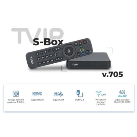 TVIP Ultra HD S-Box v.705 TVIP Ultra HD S-Box v.705