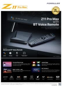 FORMULER Z11 Pro MAX BT1 Edition 20 FORMULER Z11 Pro MAX BT1 Edition