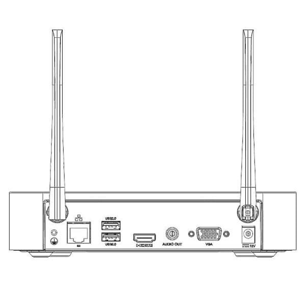 Uniview KIT-NVR301 komplett kamera kit