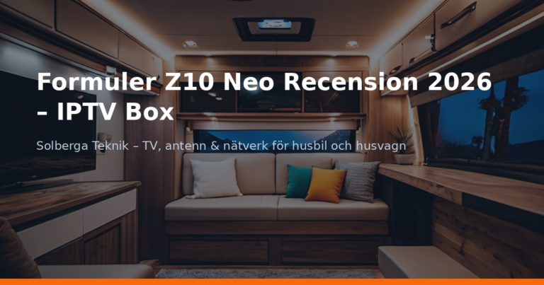 Formuler Z10 Neo Recension 2026 – IPTV Box