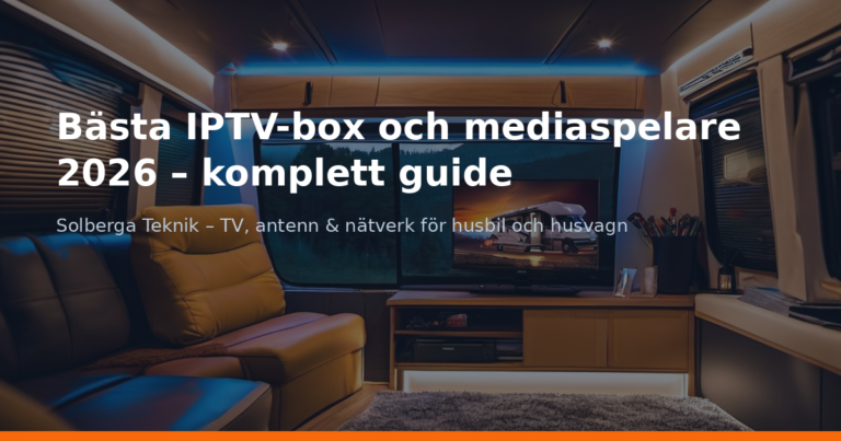 Bästa IPTV-box och mediaspelare 2026 – komplett guide