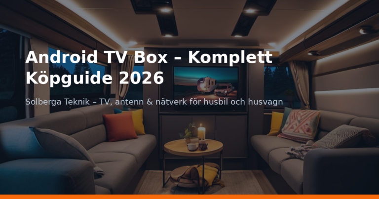 Android TV Box – Komplett Köpguide 2026
