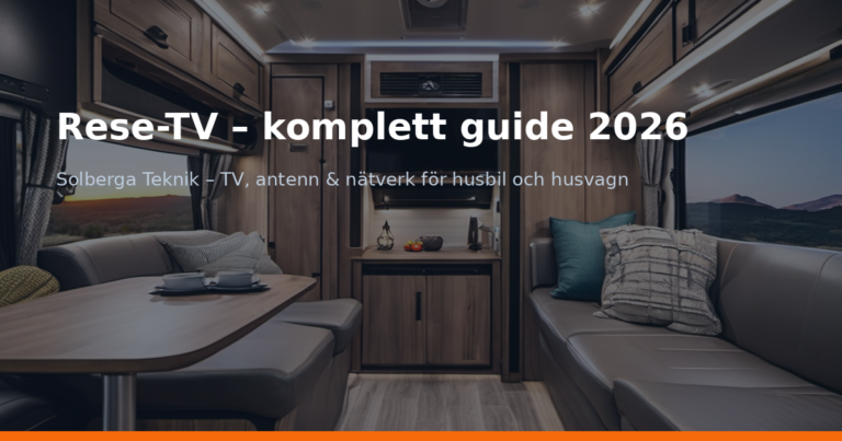 Rese-TV – komplett guide 2026