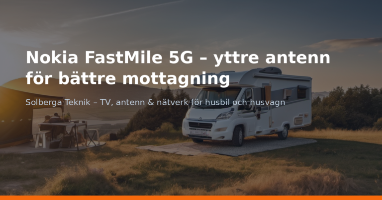 Nokia FastMile 5G – yttre antenn för bättre mottagning
