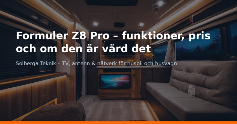 Formuler Z8 Pro – funktioner, pris och om den är värd det