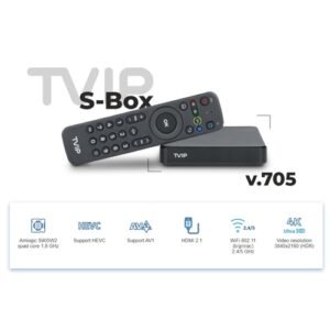 TVIP S-Box v.705 4K Ultra HD IPTV Box – 2-Pack