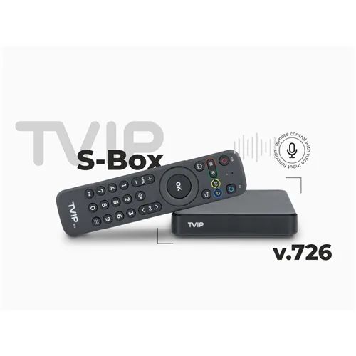 TVIP S-BOX v.726 Ultra BTV 4K UHD - TVIP S – Rekommenderas i guiden