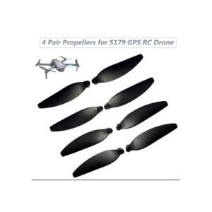 Drönare Propeller Reservdelar till Mini UAV S179 Pro 1 Set (8 st) Extra rotorbla Drönare Propeller Reservdelar till Mini UAV S179 Pro 1 Set (8 st) Extra rotorbla