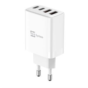 TS833 EU USB-C och USB-A Laddare 40W TS833 EU USB-C och USB-A Laddare 40W