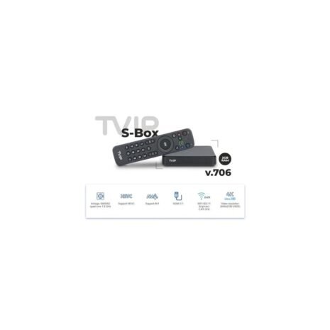 TVIP S-Box v.706 4K Ultra HD IPTV Box