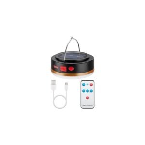 LED Solar Camping Lamp with IR Remote Control